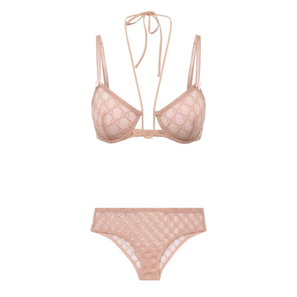 Gucci - GG Tulle Lingerie Set - M